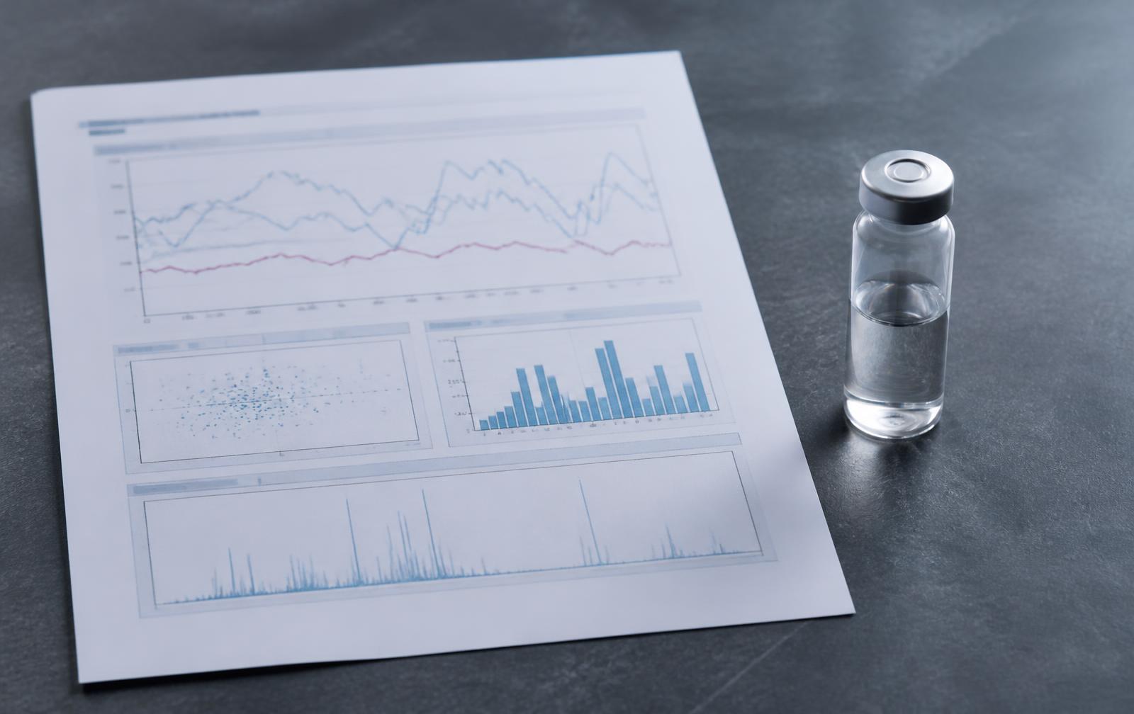 Laboratory analysis describes distribution, not individual trajectory.