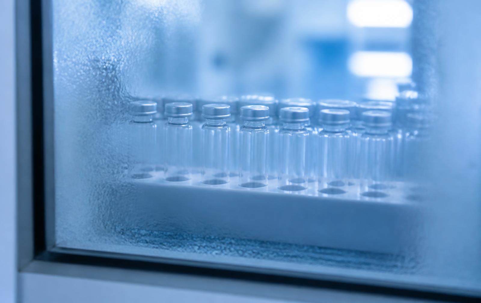Research compounds are stored cold and handled under laboratory conditions.